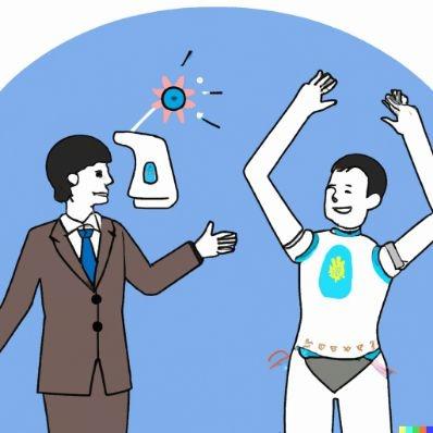 AI and human-in the-loop happy collaboration visioner