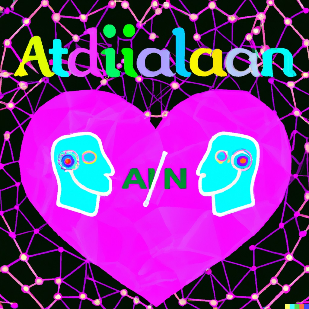 DALL·E 2023-05-07 11.41.04 – psyhodelic happy marriage of blockchain and AI small